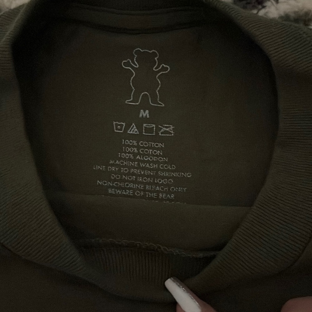 Dark Green grizzy shirt